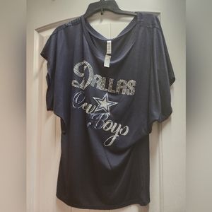 Rhinestone Dallas Cowboys blouse